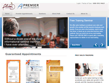 Tablet Screenshot of premierannuityprospects.com